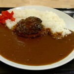 洋食レトロ軒 - 特製ハンバーグカレー (税込)968円 ※拡大 (2025.08.07)