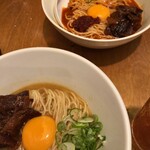 サンチャ フカミ - 徳島ラーメン　スタンダート＆辛いの