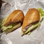 ドトールコーヒーショップ - ミラノサンド A ボンレスハム ボローニャソーセージ