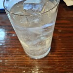 酔鯨亭 - 麦焼酎いいちこソーダ割り
