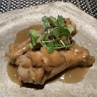 chinois 蓮歩 - 伊達鶏の手羽元 醤油煮込み