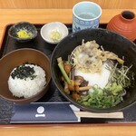 奥出雲そば処 一福 - 料理写真:福そばセット\900(冷)