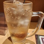 くわ焼きにしや - はちみつ梅サワー