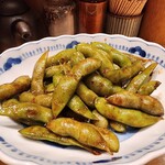 くわ焼きにしや - 焼枝豆のバター醤油焼