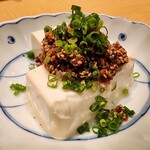 くわ焼きにしや - カリカリ醤油の冷奴