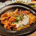 くわ焼きにしや - 豚キムチ