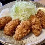 なかよし - 牡蠣フライ、レモンつき