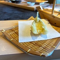 有楽町かきだ - キス天ぷら