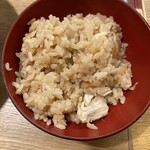 薄野軍鶏そば 嶋や - 鶏炊き込みご飯