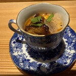 雪花菜 - 茶碗蒸し