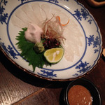 肴 大富 - かわはぎ造り