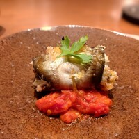 草片 - Antipasto　鮎ベッカフィーコ　茄子