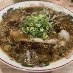 ラーメンか!チャーハンか! 富雄駅前店 - 黒ラーメン大盛り