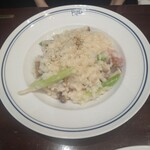 パパスカフェ 新宿高島屋店 - ベーコンとアスパラのリゾット