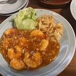 糸仙 - 小海老のチリソース