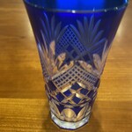 カサブランカ - お店と一緒の江戸切子