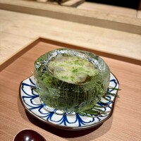 肉屋 田中 - 葛切り オクラ 梅