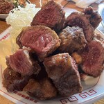 がんばれニッポン馬肉道場 馬喰ろう - 馬肉のレア唐揚げ