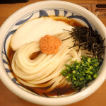 麺匠 釜善 - 今月の釜善うどん（明太とろろぶっかけ）（特盛）