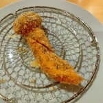 とんかつ 勝山 - お口直し季節の野菜　松茸かつ