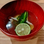 とんかつ 勝山 - 豚吸い