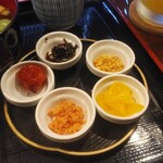 つくし珈琲 - セットの薬味