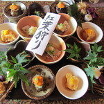 僧伽小野 一秀庵 - 先付けと前菜