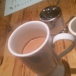 グルガオン - (2014/10/6)〆はマサラチャイ。砂糖はお好みで。。。体重増加中の私には嬉しい気遣い。