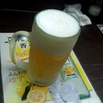 居酒屋　くら - 生ビール（2014年9月）