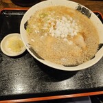 麺や 玄 - しょってり大盛、にんにくトッピング