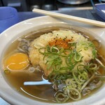 立喰うどん・そば　大和庵 - かき揚げ月見そば@450円