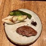 しおて - 青森産バルバリー鴨焼き＋黒七味