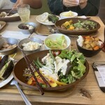 buffet garden veggie+ - インゲンが最高。