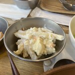 buffet garden veggie+ - ポテサラと、マカロニサラダです。