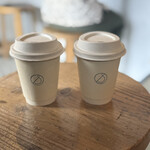COFFEE STAIN - テイクアウトのカップが可愛いです。