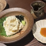 明神下 蕎麦 おしん - 汲み上げ湯葉をお刺身で