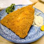 市民酒蔵諸星 - あじフライ￥380