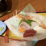 萬国屋 - ⒋造里～お造りの器が氷？