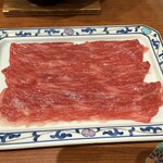 萬国屋 - ⒌肉料理～山形牛のしゃぶしゃぶ