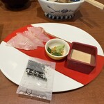 萬国屋 - 鯛茶セット！