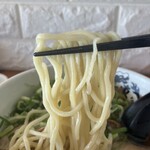 東龍軒 - 麺の感じ