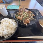 安積パーキングエリア下り線 - 着丼の図
