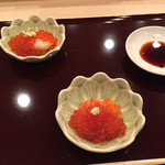 寿し ひでたか - いくらダブルでーす