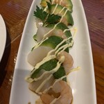 食彩工房 - アボカドとホタテ！めちゃくちゃ美味しかった