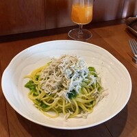 MATSU - しらすと菜の花のパスタ❤️