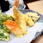味処しゅん - 天ぷら盛り合わせ