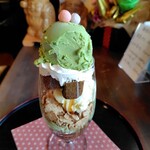 Wa Cafe & Zakka Soraya - 抹茶茶冰淇淋聖代(不含紅豆)