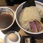 鴨出汁中華蕎麦 麺屋yoshiki - 貝出汁冷やし細つけ蕎麦(醤油)