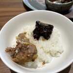 kitchen俊貴 - ライスにちょこっとのせて〆ました