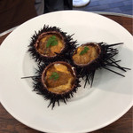 俺のフレンチ・イタリアン - 14.10.06mon
      殻付きウニの生クリームコンソメジュレ添え¥999